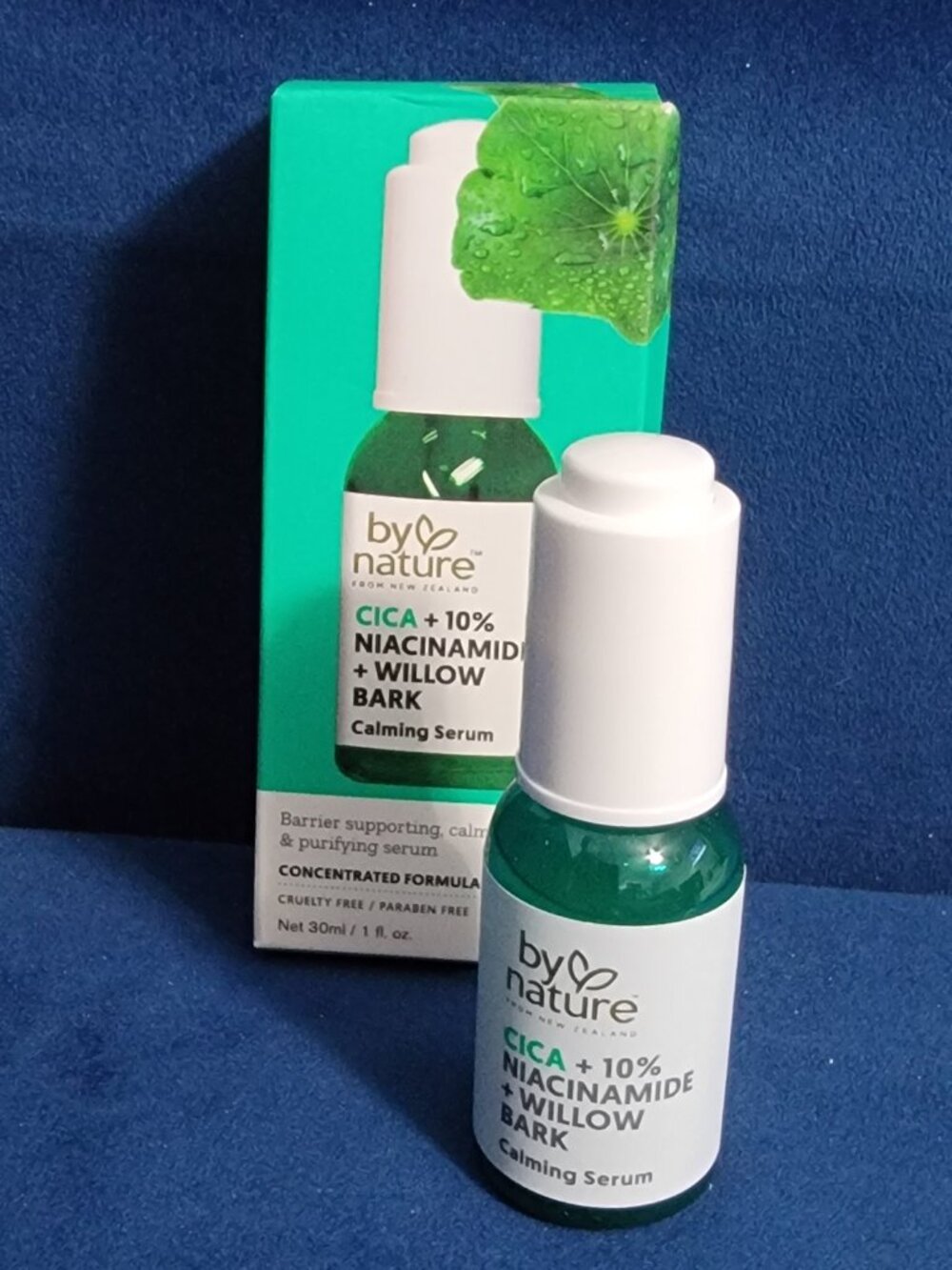 By Nature Cica 10% Niacinamide Willow Bark Calming Face Serum NIB